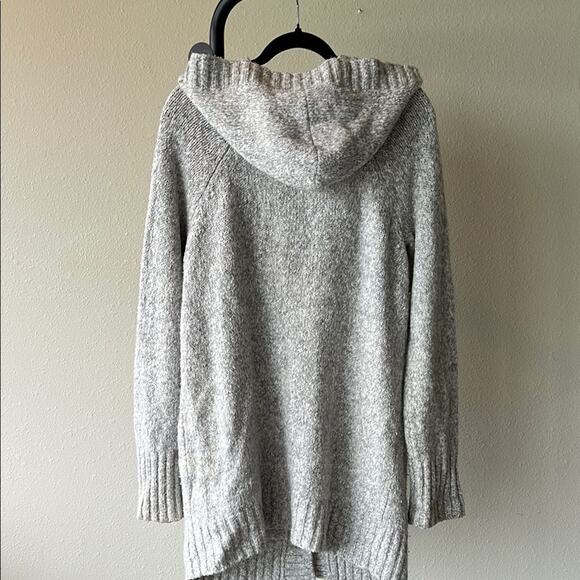 Eddie Bauer Cozy Gray Hooded Sweater - size XL - Picture 7 of 8
